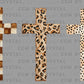 Three Crosses Brown Fall Christmas Ready to Press DTF Transfers