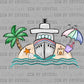 Cruise Summer Ready to Press Transfer DTF Transfer Sublimation Transfer