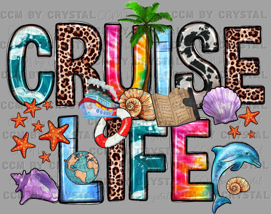 Cruise Life Ready to Press DTF Transfers Sublimation Transfers