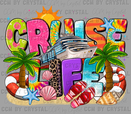 Cruise Life Ready to Press DTF Transfers Sublimation Transfers