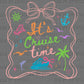 It's Cruise Time Summer Ready to Press Transfer DTF Transfer Sublimation Transfer
