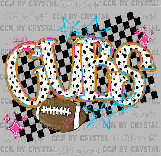 Wild About Cubs Mascot Ready to Press DTF Transfers Sublimation Transfers