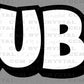 Cubs Black and White Sports Mascot Ready to Press Transfer DTF Transfer Sublimation Transfer