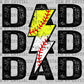 Dad of Both Softball Baseball Ready to Press Transfer DTF Transfer Sublimation Transfer