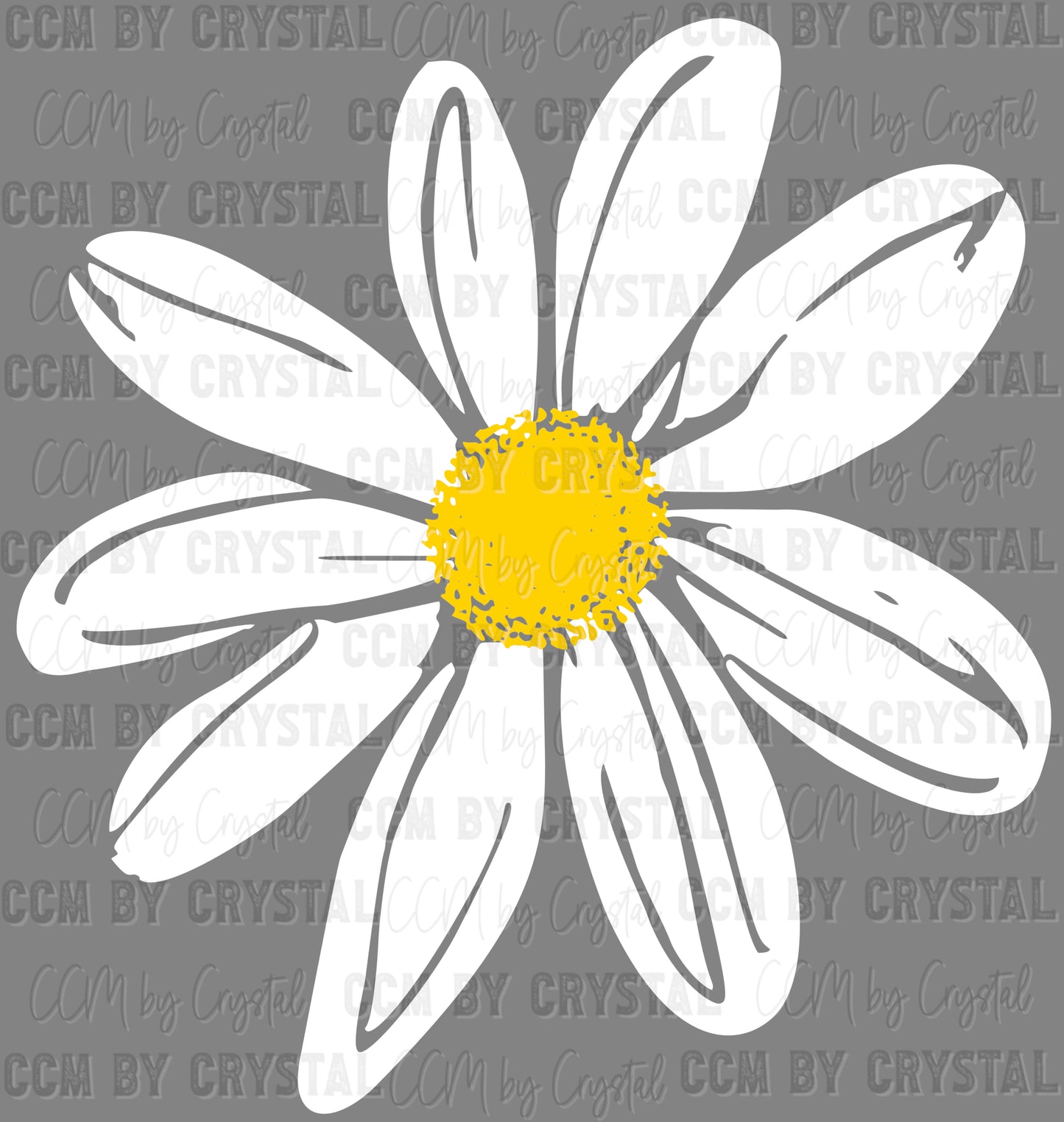 Daisy Ready to Press Transfer DTF Transfer
