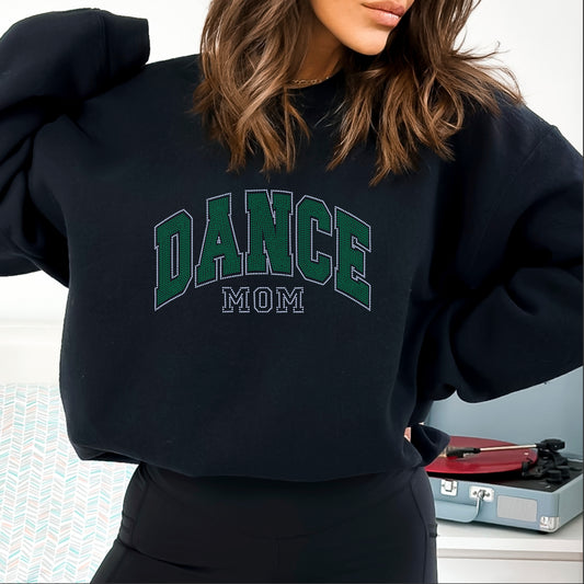 Dance Mom 11" Wide 2- Color Spangle Ready to Press Spangle Transfer Sparkle Bling