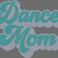 Dance Mom 11" Wide 2- Color Spangle Ready to Press Spangle Transfer Sparkle Bling