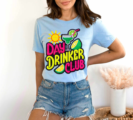 Day Drinker Club Summertime Ready to Press Transfer