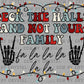 Deck the Halls and Not Your Family Christmas Ready to Press Transfer DTF Transfer Sublimation Transfer
