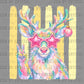 Pastel Reindeer Peace Christmas Winter Ready to Press DTF Transfers
