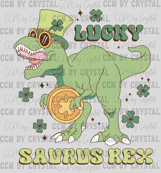 Copy of St. Patrick's Day Dino Ready to Press Transfer