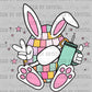 Easter Disco Egg Ready to Press Transfer