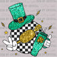 St. Patrick's Day Faux Sequins Disco Ready to Press Transfer