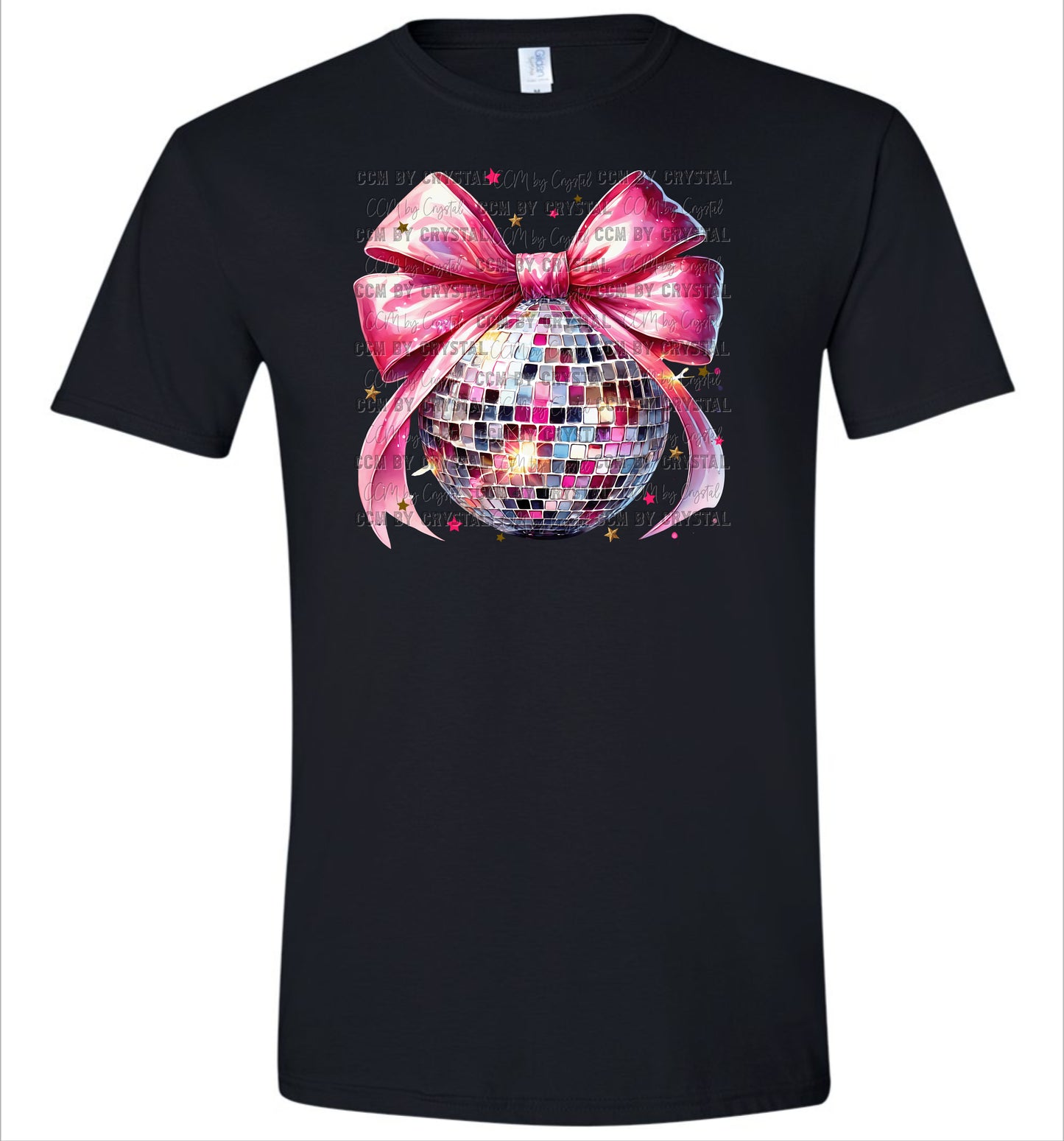 Disco Ball Bow T-Shirt HC