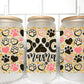 Dog Mama UV Transfer 16oz Libby Glass Can Wrap Ready to Apply