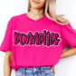 Donnettes Doodle Mascot Ready to Press Transfer DTF Transfer Sublimation Transfer