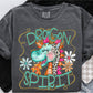 Dragon Spirit Cartoon Mascot Ready to Press Transfer DTF Transfer Sublimation Transfer