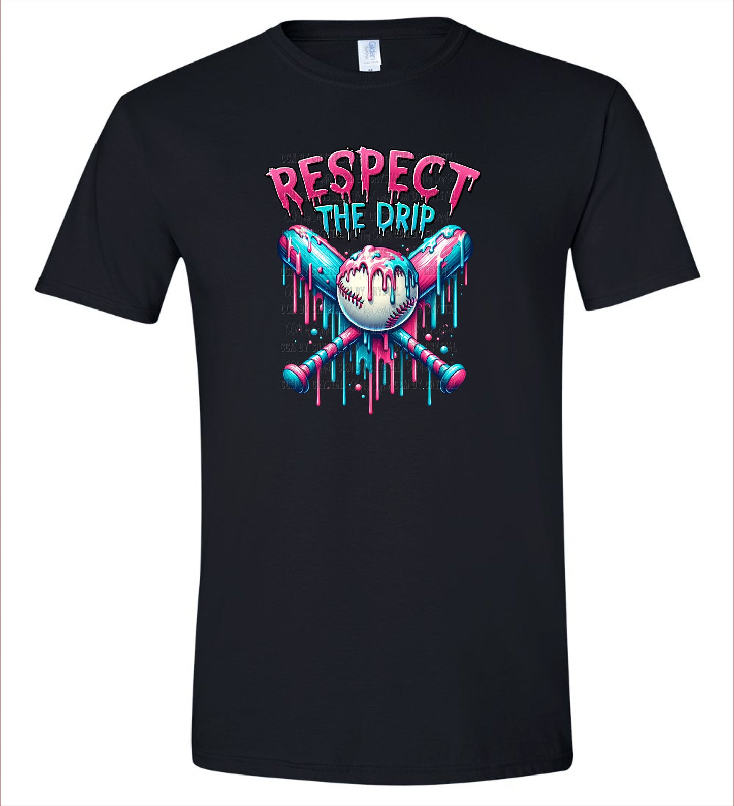 Respect the Drip Baseball T-Shirt