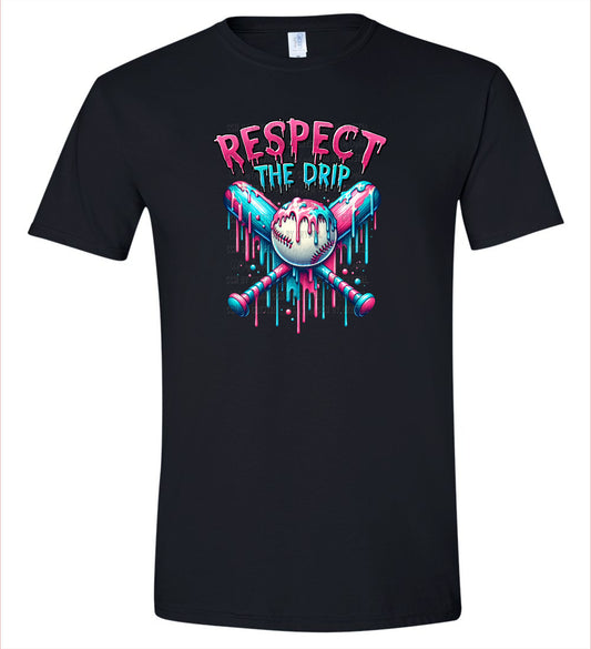Respect the Drip Baseball T-Shirt