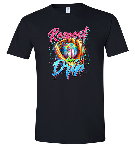 Respect the Drip Baseball T-Shirt