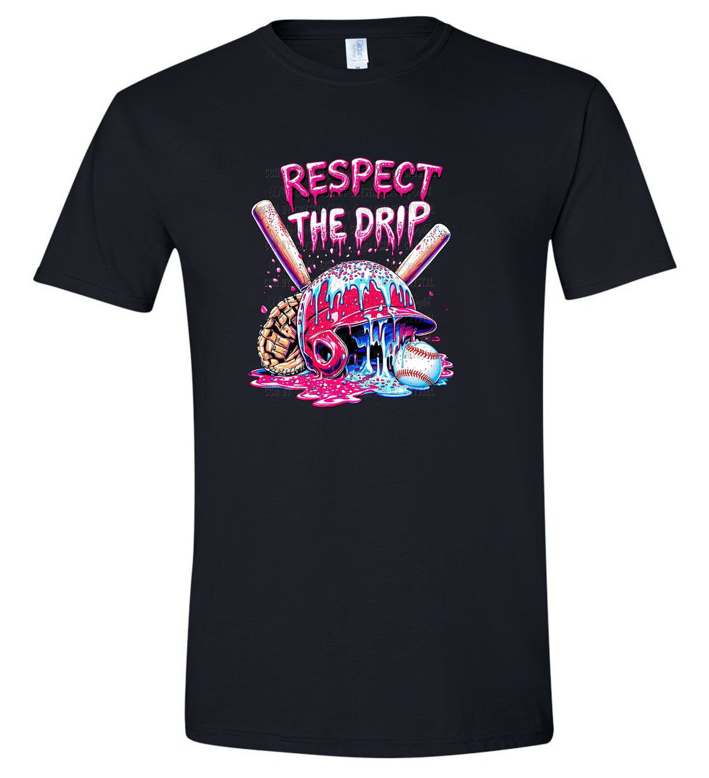 Respect the Drip Baseball T-Shirt