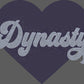 Dynasty Heart 8" Wide 2- Color Spangle Ready to Press Spangle Transfer Sparkle Bling