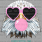 Eagles Bubble Mascot Ready to Press Transfer DTF Transfer Sublimation Transfer