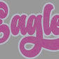 Eagles 2-Color Approximately 11" wide Spangle Transfer