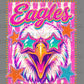Eagles Star Mascot Ready to Press DTF Transfers Sublimation Transfers