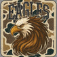 Eagle Camo Grunge Sports Mascot Ready to Press Transfer DTF Transfer Sublimation Transfer