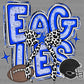 Eagles Football Bow Sports Mascot Leopard Print Ready to Press Transfer DTF Transfer Sublimation Transfer