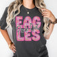 Eagles Pink Out Faux Glitter Effect Ready to Press Transfer DTF Transfer Sublimation Transfer