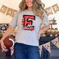 Eagles Stars Red Sports Mascot Ready to Press Transfer DTF Transfer Sublimation Transfer