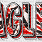Eagles Red Tie Dye Mascot Ready to Press Transfer