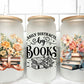 Easily Distracted by Books UV DTF Transfer 16oz Libby Glass Can Wrap Ready to Apply