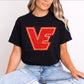 Victoria East Titans Faux Glitter T-Shirt