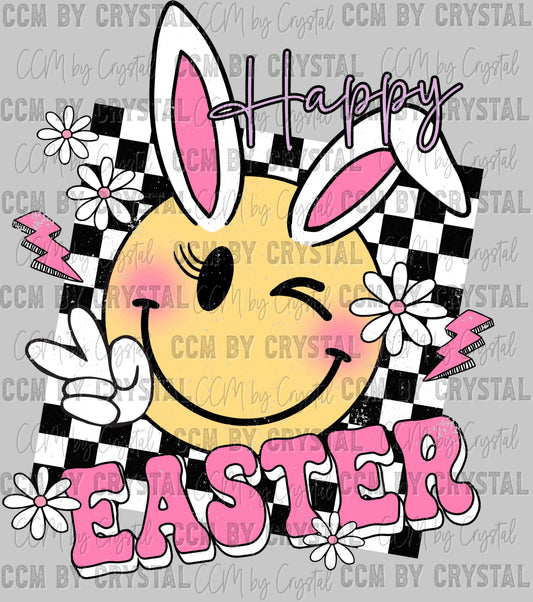 Pink Easter Bunny Ready to Press Transfer