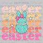 Easter Leopard Bunny Ready to Press Transfer