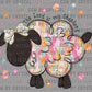 The Lord is My Shepherd Lamb Easter Ready to Press Transfer DTF Transfer Sublimation Transfer