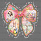 Easter Bow White Ready to Press Transfer DTF Transfer