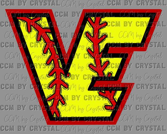 Victoria East Softball Ready to Press Instant Peel DTF Transfers Sublimation Transfers