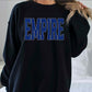 Empire 2-Color Approximately 11" wide Spangle Transfer