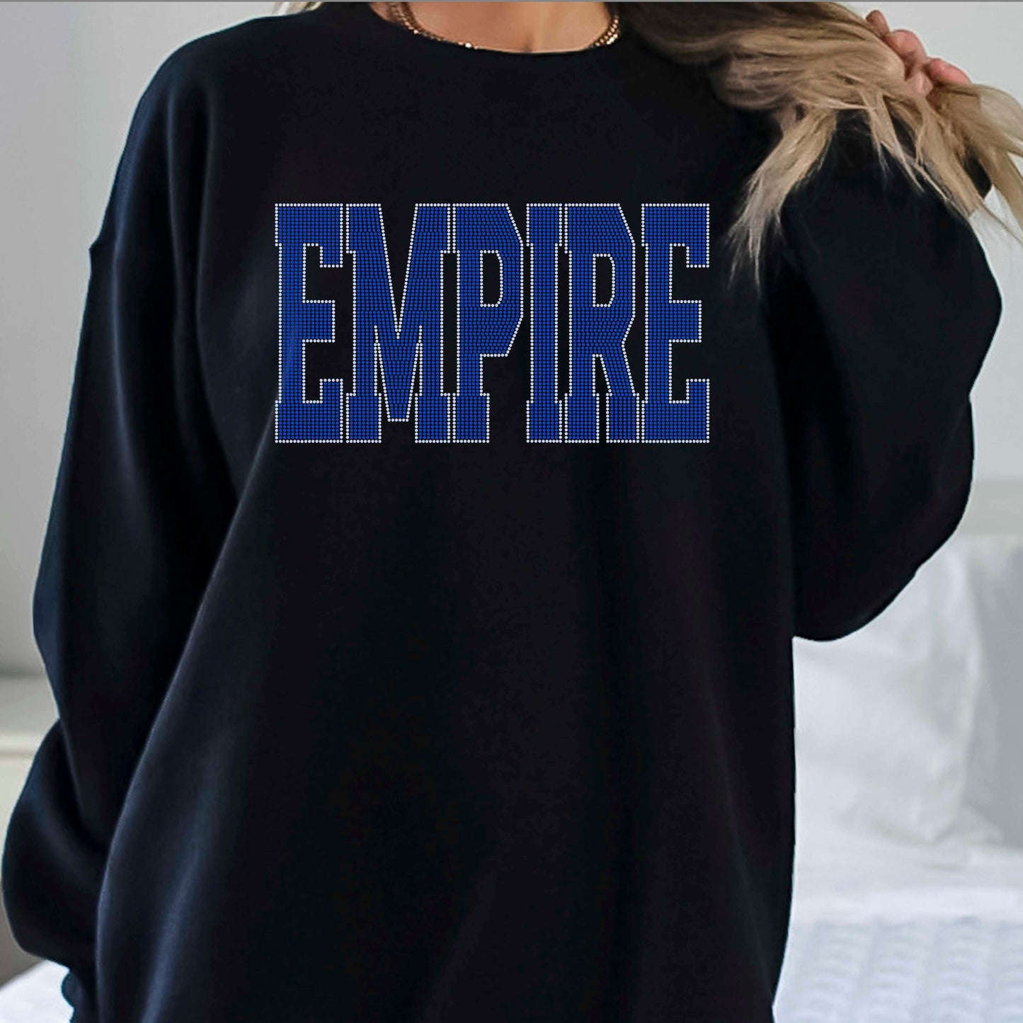 Empire 2-Color Approximately 11" wide Spangle Transfer