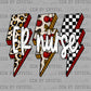 ER Nurse Leopard Lightning Bolts Ready to Press DTF Transfers Sublimation Transfers