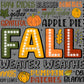Fall Typography Thanksgiving Ready to Press Transfer DTF Transfer Sublimation Transfer