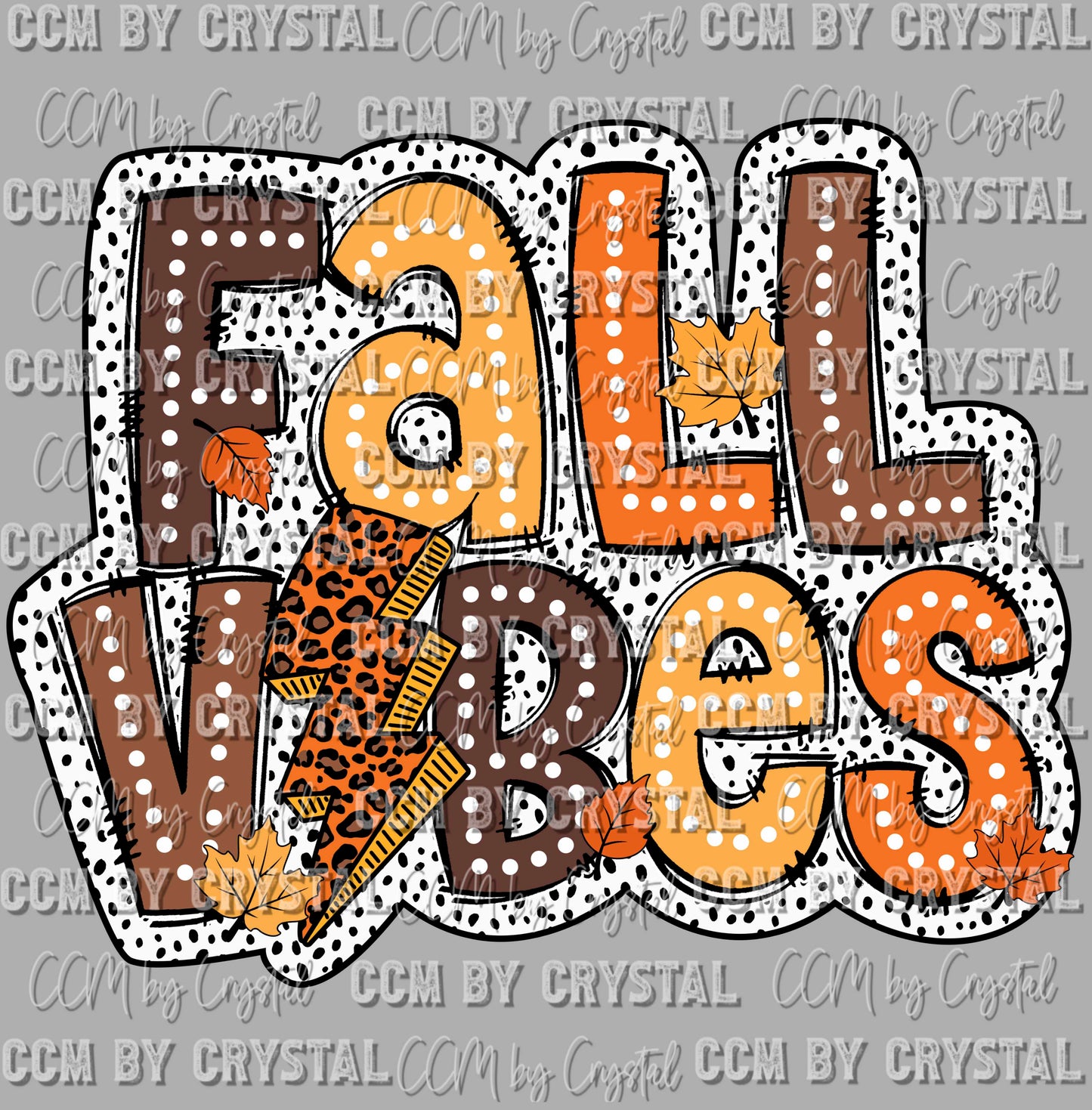 Fall Vibes Ready to Press Transfer DTF Transfer Sublimation Transfer