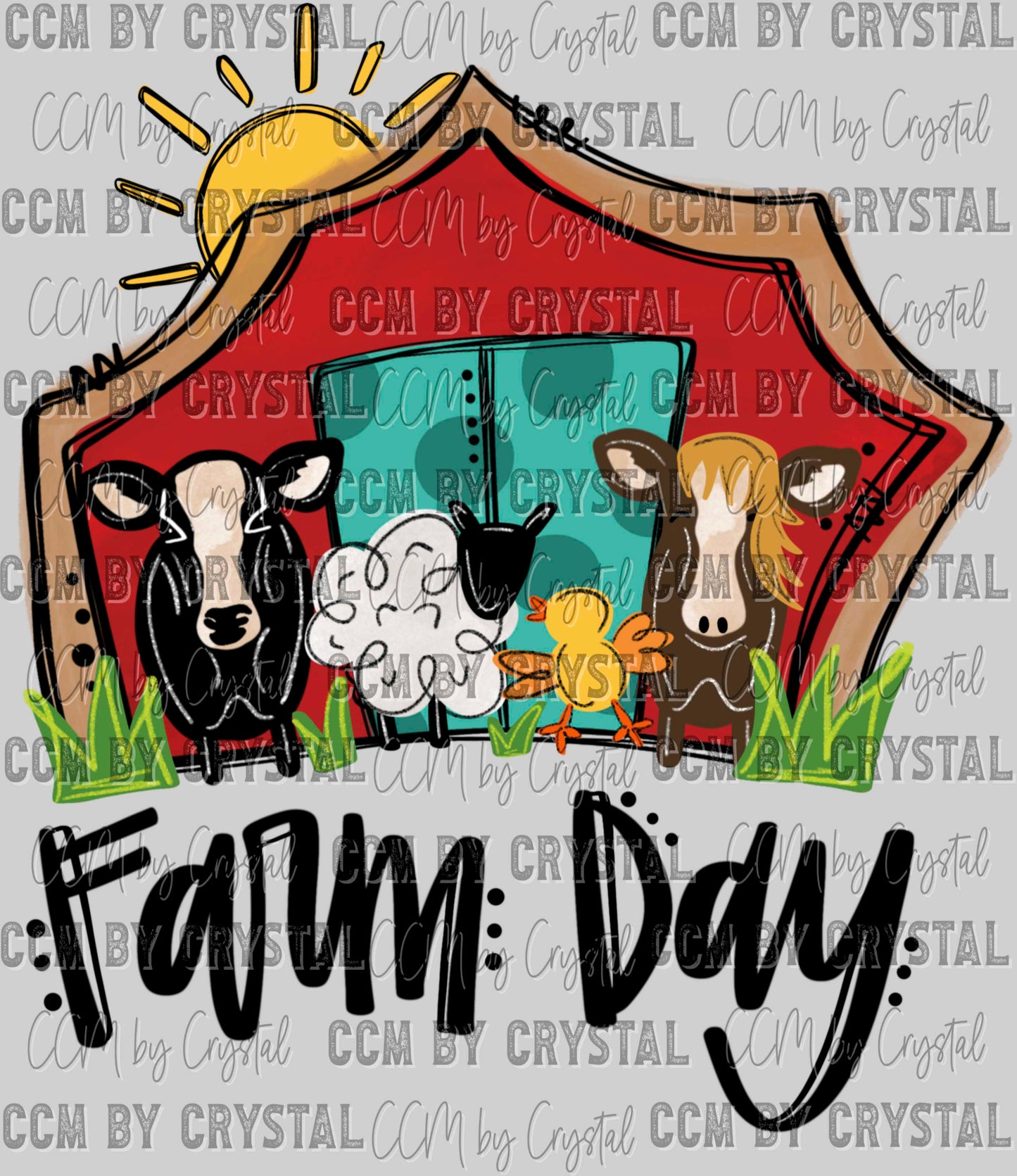 Farm Day Ready to Press Transfer DTF Transfer Sublimation Transfer