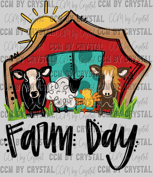 Farm Day Ready to Press Transfer DTF Transfer Sublimation Transfer