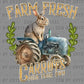 Farm fresh Carrots Bunny Western Ready to Press Transfer DTF Transfer Sublimation Transfer