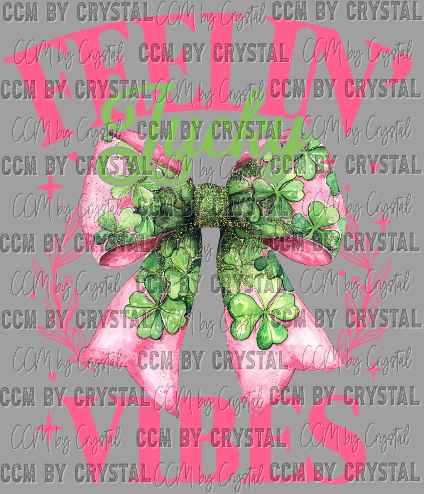 Feelin' Lucky St. Patrick's Day Ready to Press Transfer DTF Transfer Sublimation Transfer